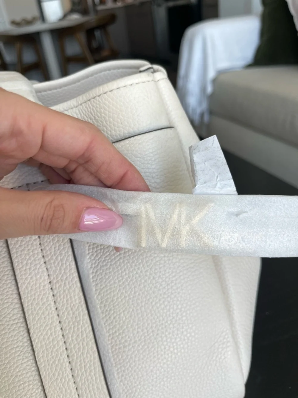 Michael Kors Romee Large Pebbled Leather Tote Bag - Picture 6 of 15